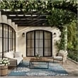 Nourison Home Garden Oasis 6' x 9' Navy   Area Rug