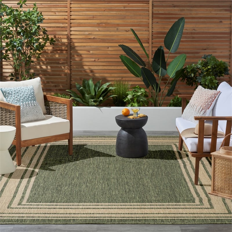 Nourison Home Horizon   10' x 14' Green   Area Rug