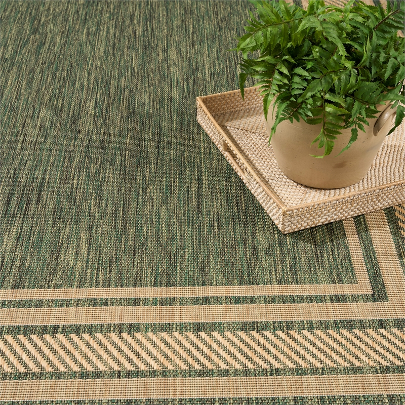 Nourison Home Horizon   10' x 14' Green   Area Rug