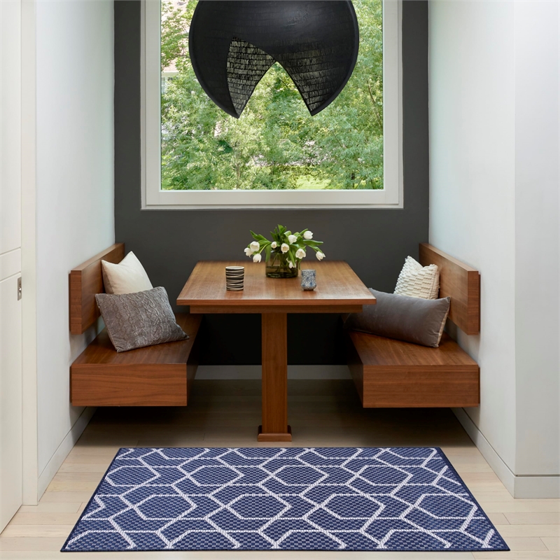 Nourison Home Horizon   3' x 5' Navy   Area Rug