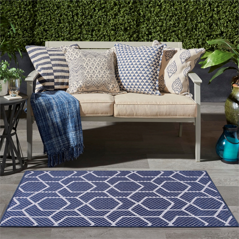 Nourison Home Horizon   3' x 5' Navy   Area Rug
