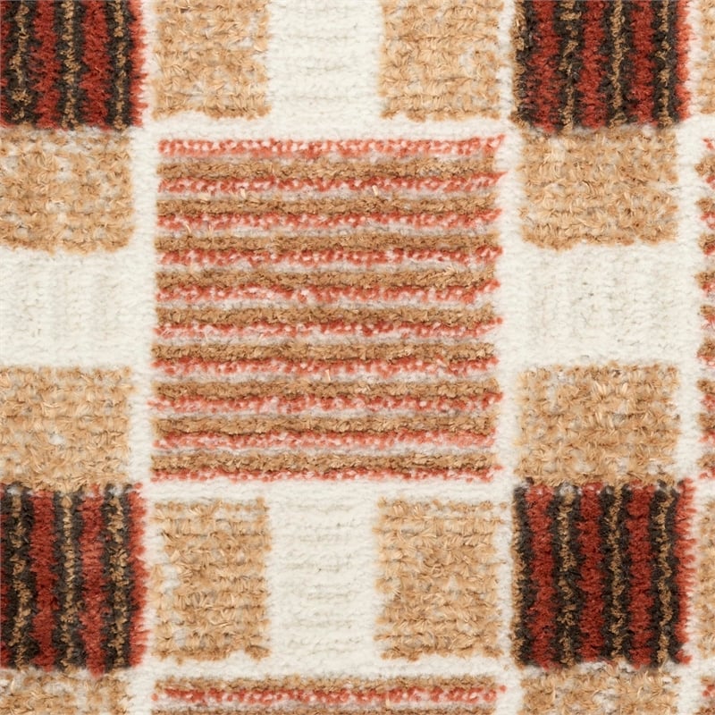 Nourison Home Nordic 4' x 6' Rust   Area Rug