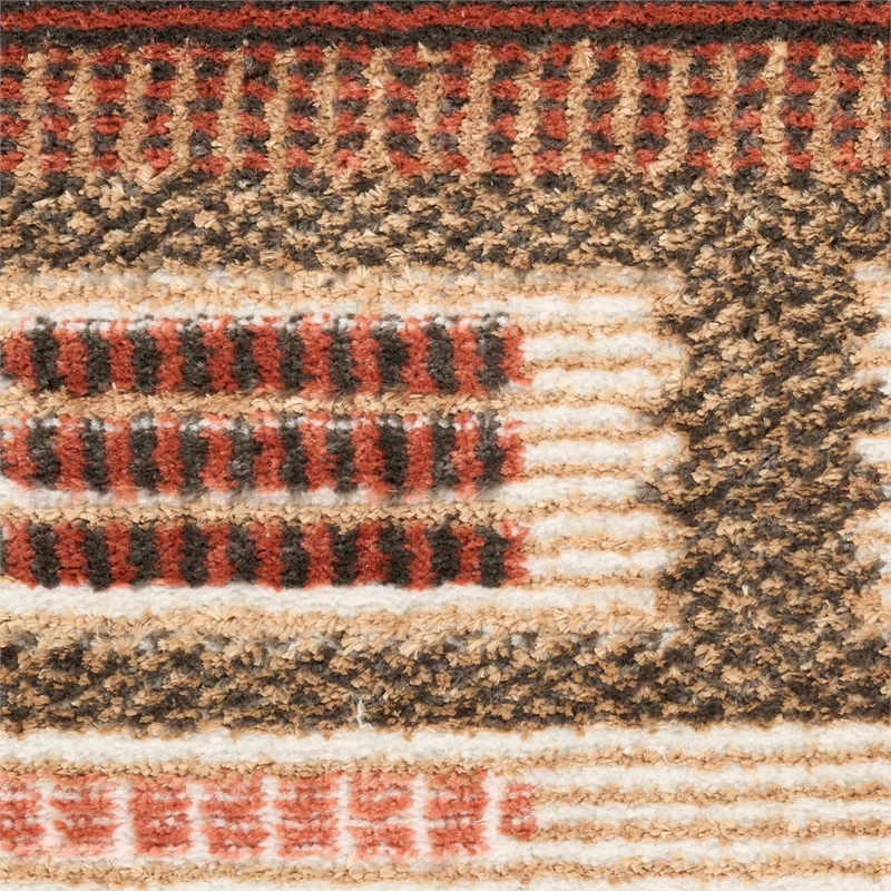 Nourison Home Nordic 6' Runner Rust   Area Rug