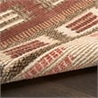 Nourison Home Nordic 6' Runner Rust   Area Rug