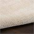 Nourison Home Nordic 8' x 10' Taupe Fabric Area Rug