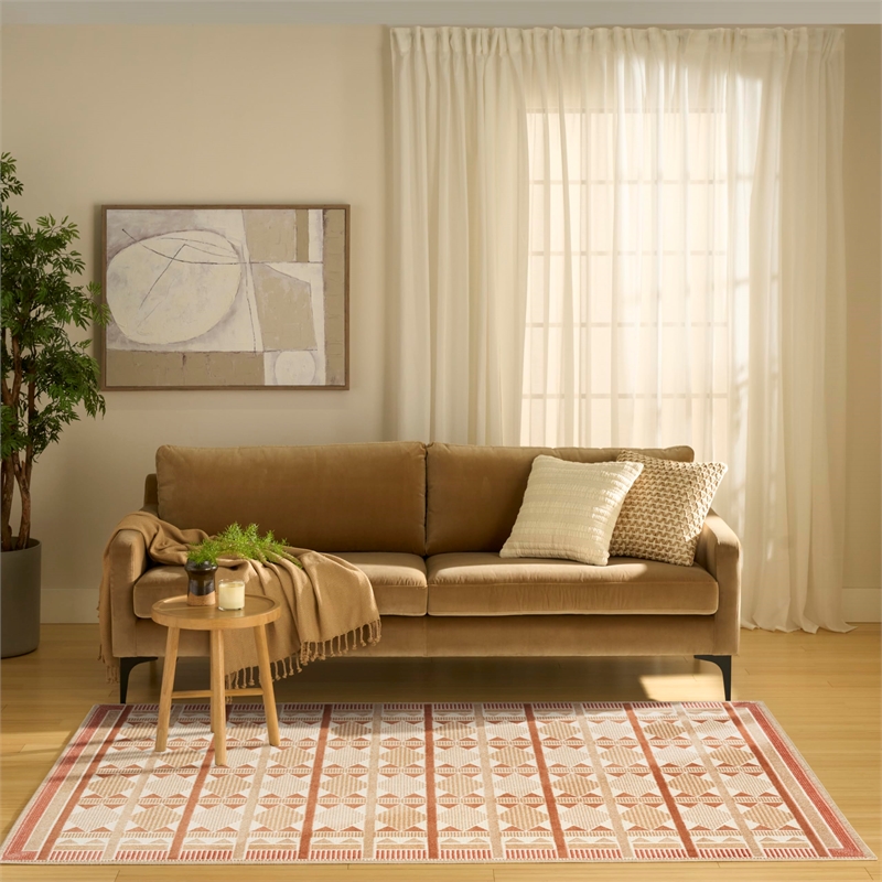 Nourison Home Nordic 5' x 7' Rust     Area Rug
