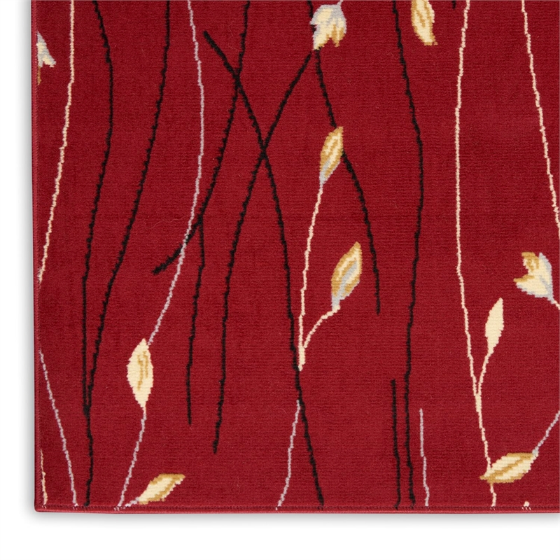 Nourison Grafix GRF15 Red 9'x12'  Area Rug