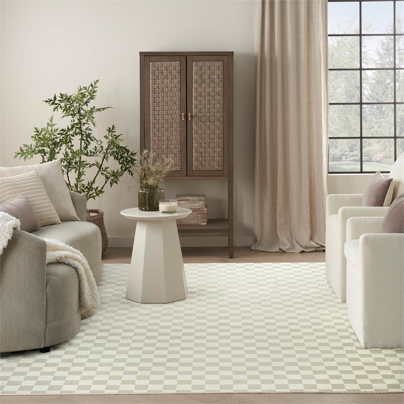 Nourison Home Serenity Home 8' x 10' Ivory   Area Rug
