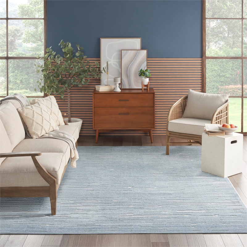 Nourison Home Casual 8' x 10' Blue   Area Rug