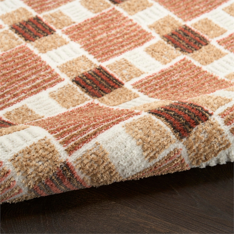 Nourison Home Nordic 5' x 7' Rust   Area Rug