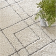 Nourison Luxurious Shag 9' x 12' Ivory   Area Rug