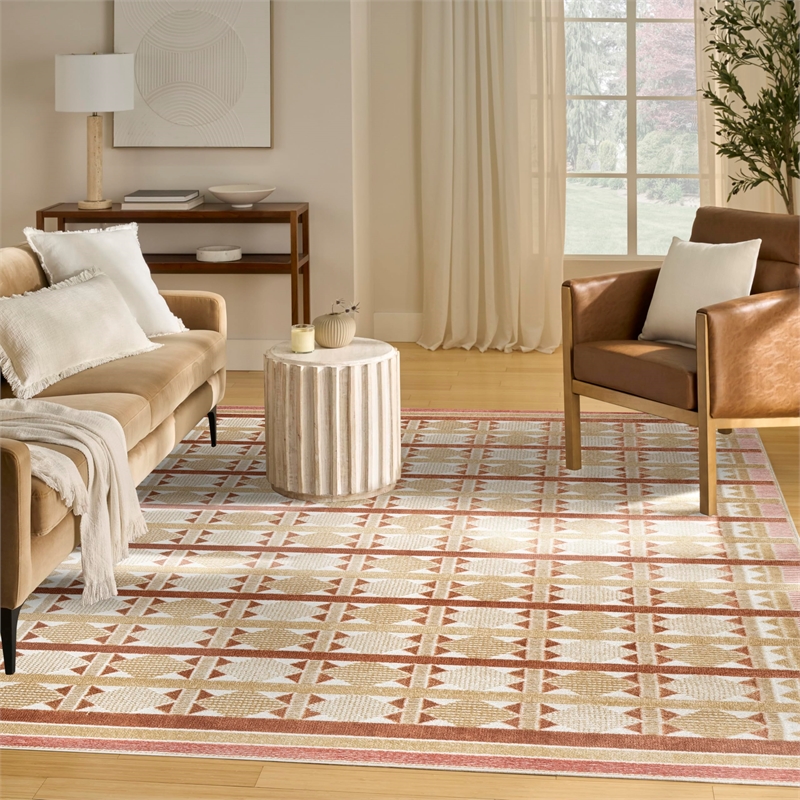 Nourison Home Nordic 8' x 10' Rust     Area Rug