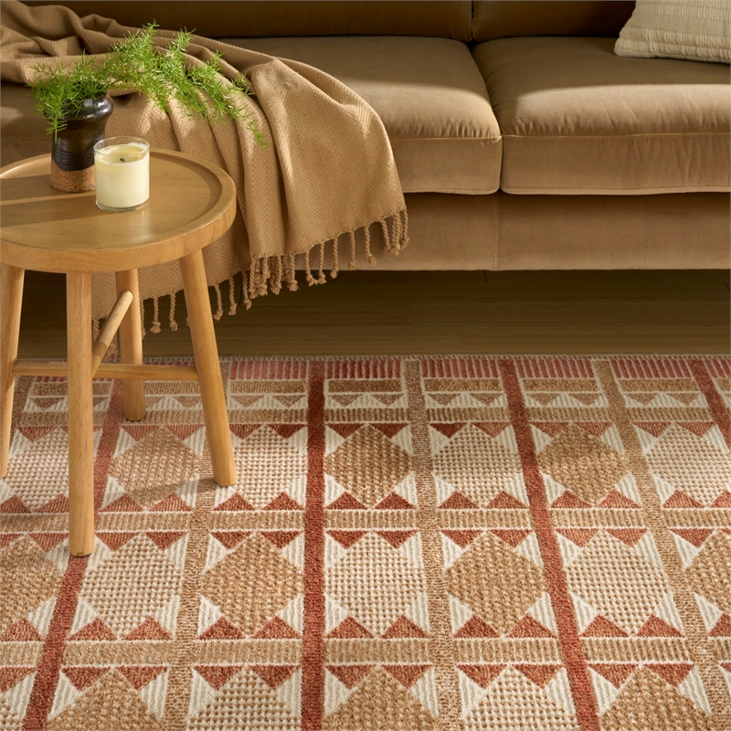Nourison Home Nordic 8' x 10' Rust     Area Rug