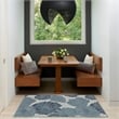 Nourison Home Garden Oasis 2' x 4' Blue   Area Rug