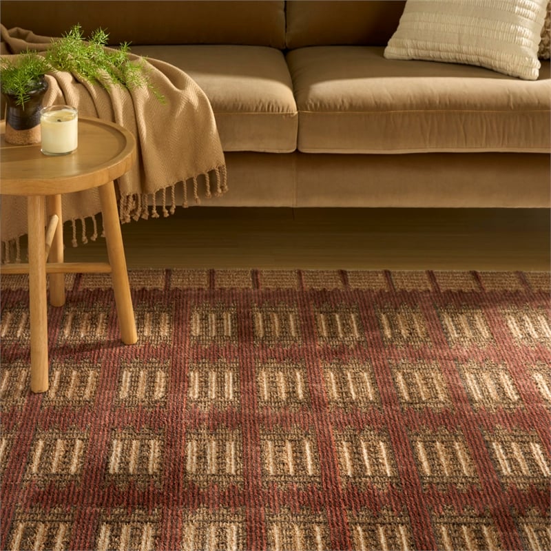 Nourison Home Nordic 4' x 6' Rust   Area Rug