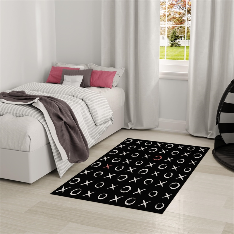 Nourison Home Imagination 7' x 9' Black   Area Rug