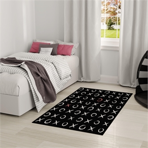 Nourison Home Imagination 7' x 9' Black   Area Rug