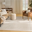 Nourison Home Nordic 8' x 10' Beige Fabric Area Rug