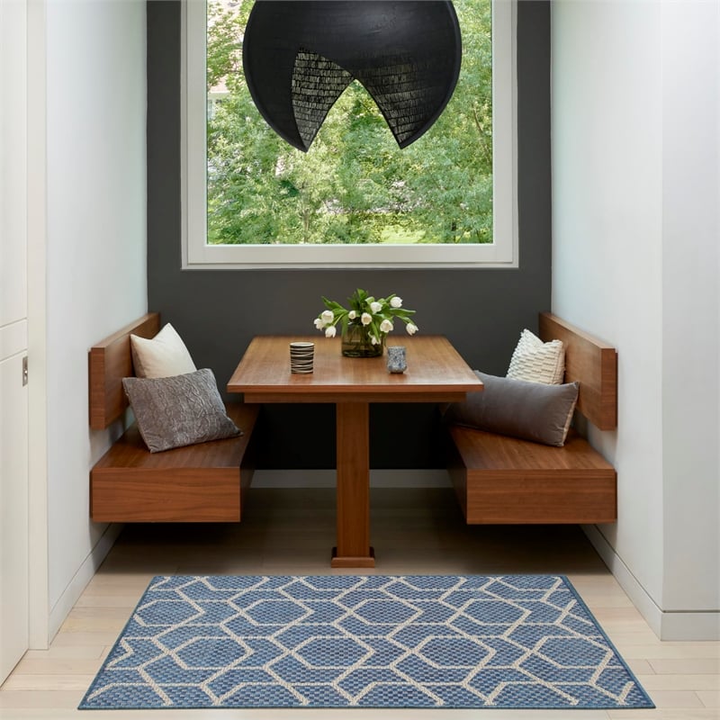 Nourison Home Horizon   3' x 5' Denim   Area Rug
