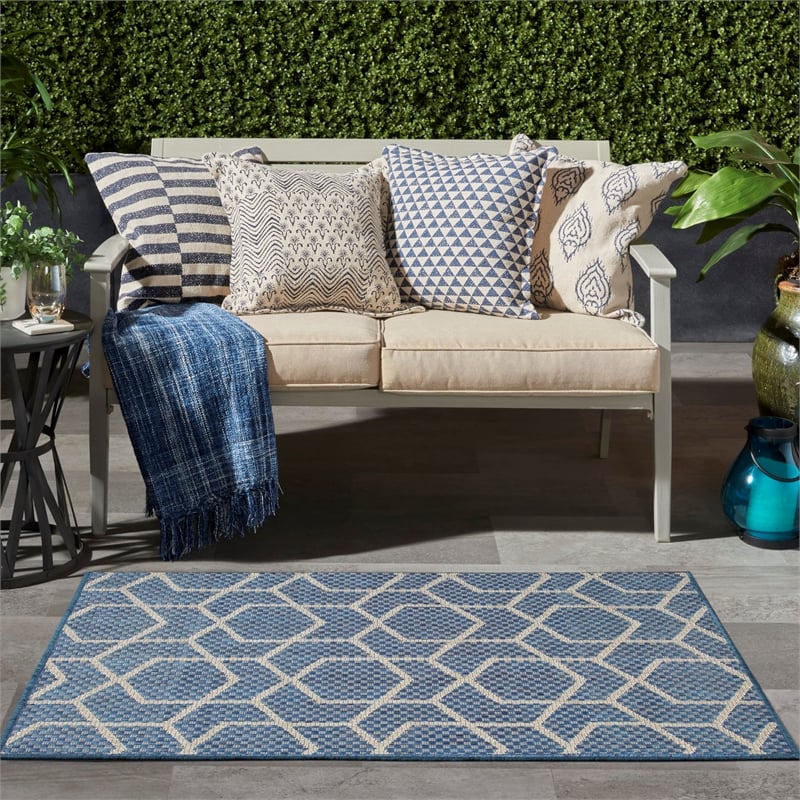Nourison Home Horizon   3' x 5' Denim   Area Rug