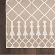 Nourison Home Astra Machine Washable 7' x 9' Taupe   Area Rug