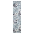 Nourison Home Garden Oasis 8' Runner Blue   Area Rug