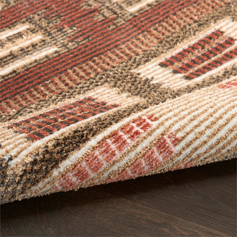 Nourison Home Nordic 5' x 7' Rust   Area Rug