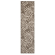 Nourison Home Garden Oasis 8' Runner Mocha   Area Rug