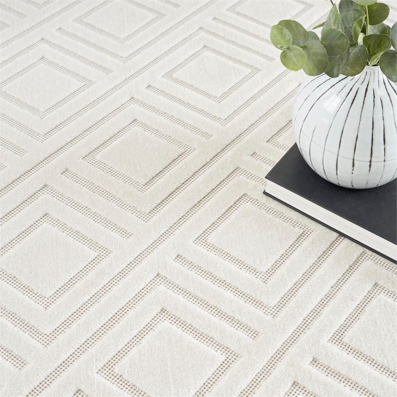 Nourison Home Casual 8' x 10' Ivory   Area Rug