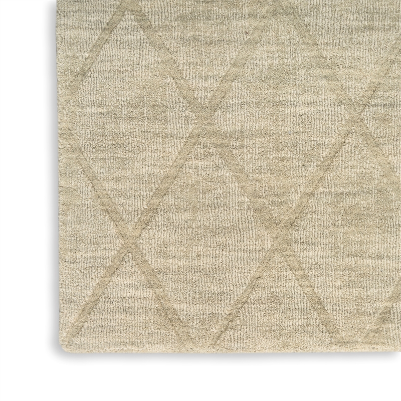 Nourison Home Wool Haven 8' x 10' Sage   Area Rug