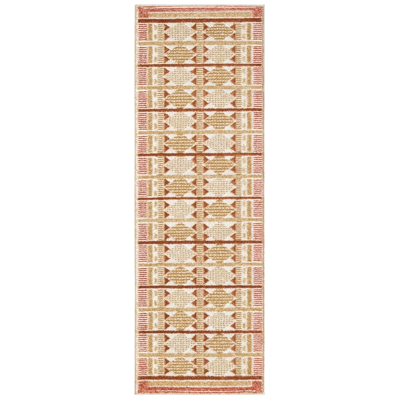 Nourison Home Nordic 6' Runner Rust     Area Rug
