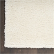 Nourison Luxurious Shag 9' x 12' Ivory   Area Rug