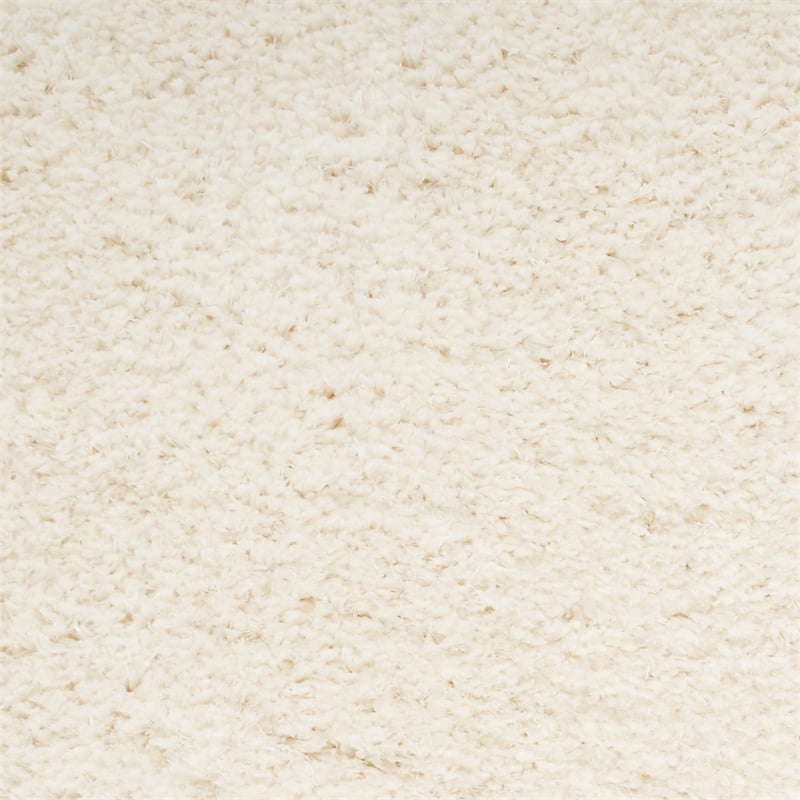 Nourison Luxurious Shag 9' x 12' Ivory   Area Rug