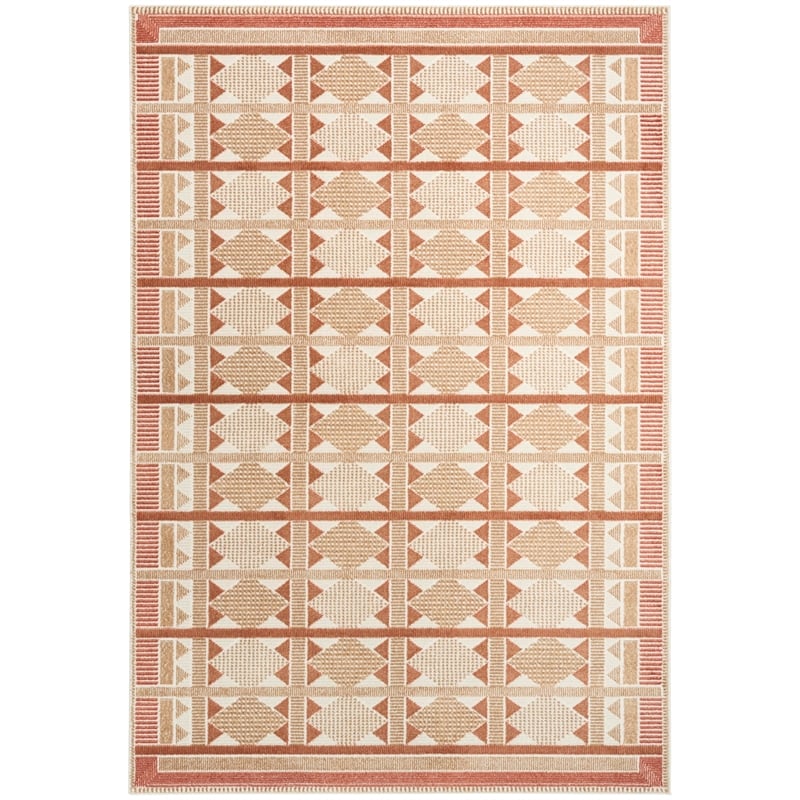 Nourison Home Nordic 4' x 6' Rust     Area Rug