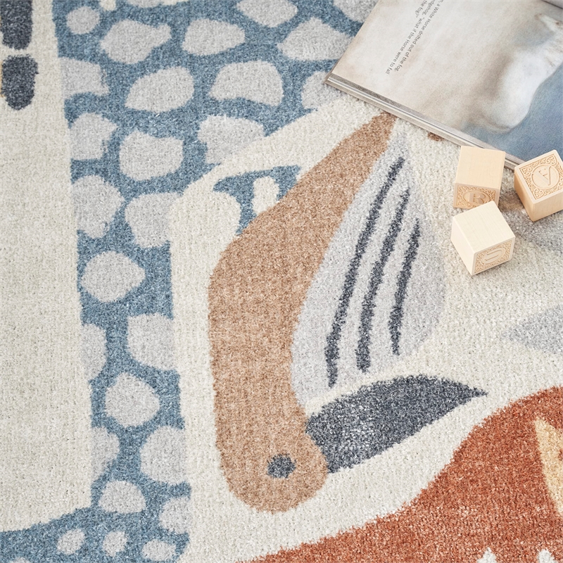 Nourison Home Astra Washables 2' x 3' Ivory   Area Rug