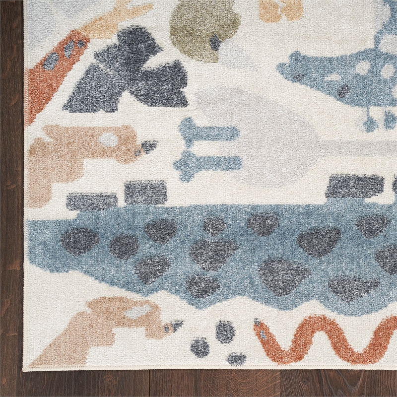 Nourison Home Astra Washables 2' x 3' Ivory   Area Rug