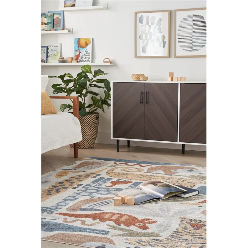 Nourison Home Astra Washables 2' x 3' Ivory   Area Rug