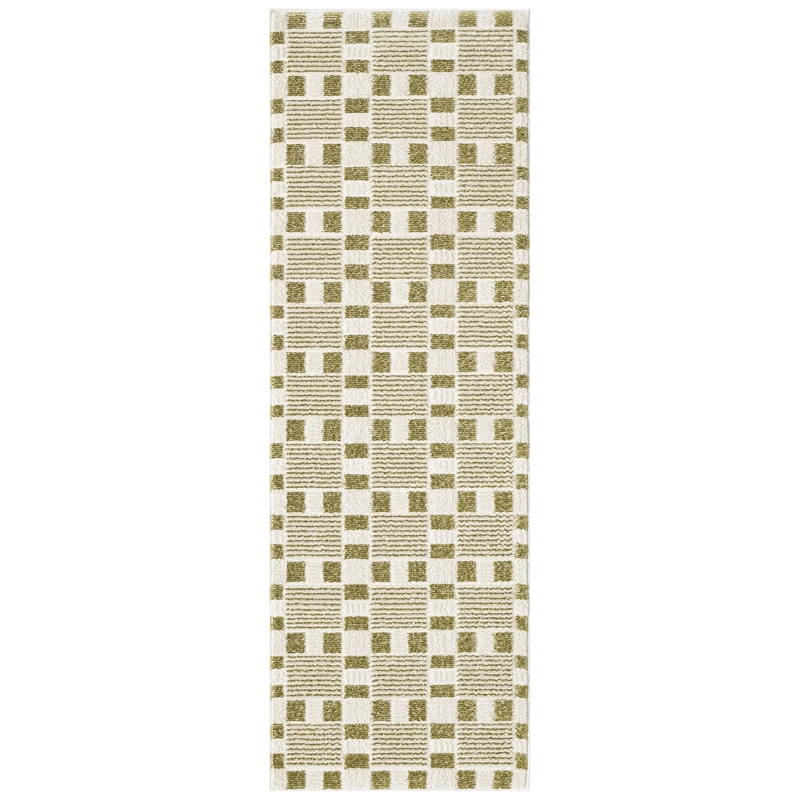Nourison Home Nordic 6' Runner Green     Area Rug