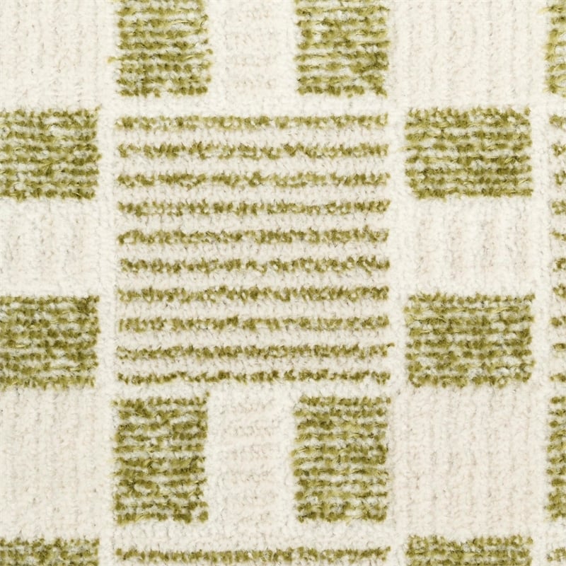 Nourison Home Nordic 6' Runner Green     Area Rug
