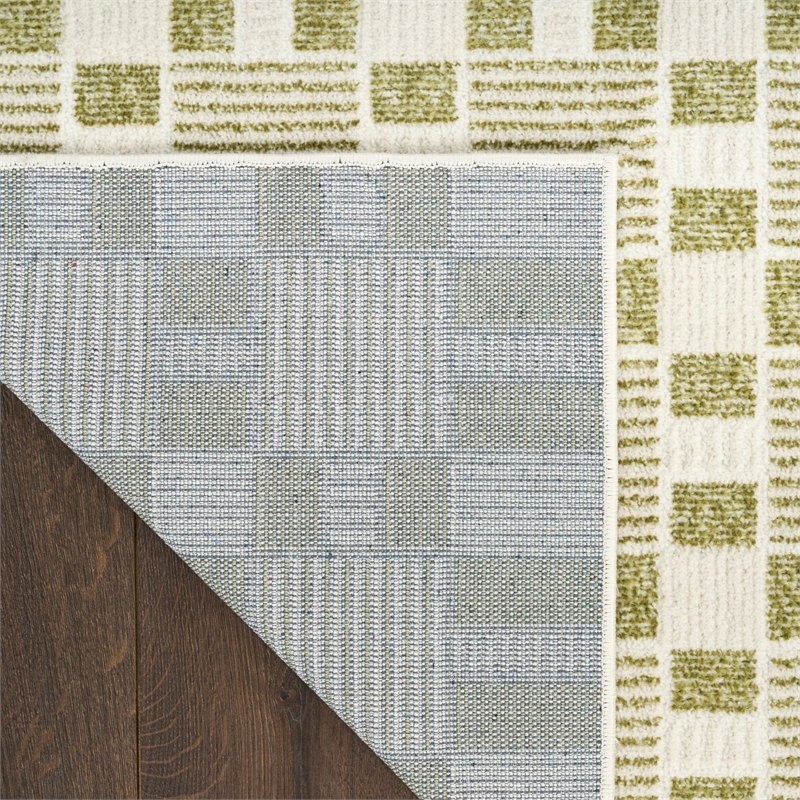 Nourison Home Nordic 6' Runner Green     Area Rug