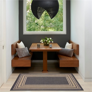 Nourison Home Horizon   3' x 5' Charcoal   Area Rug