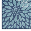 Nourison Home Garden Oasis 8' x 10' Navy   Area Rug