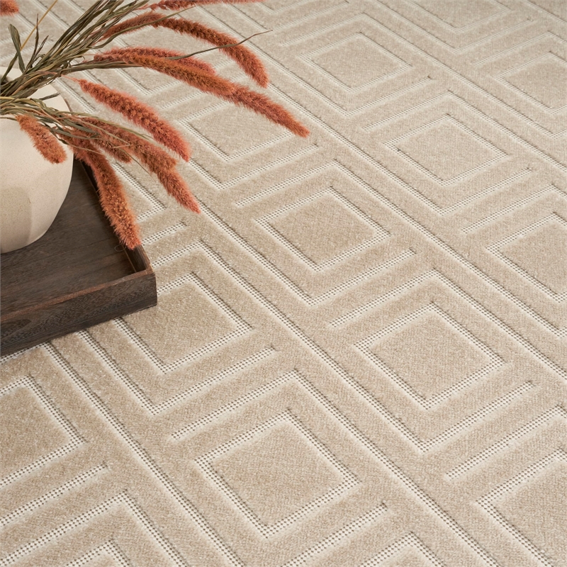 Nourison Home Casual 9' x 12' Beige   Area Rug
