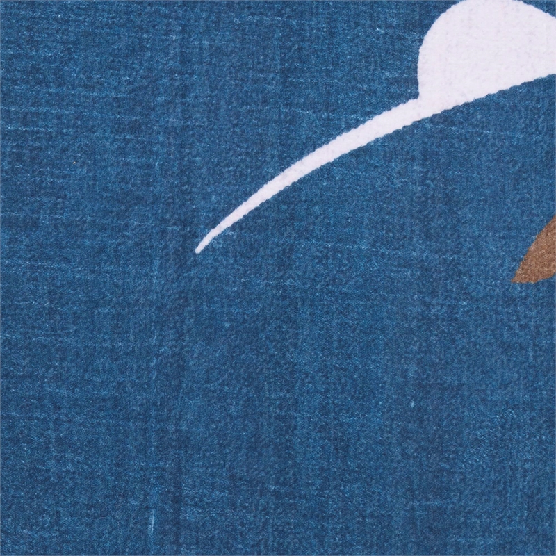 nourison home imagination 7' x 9' blue   area rug