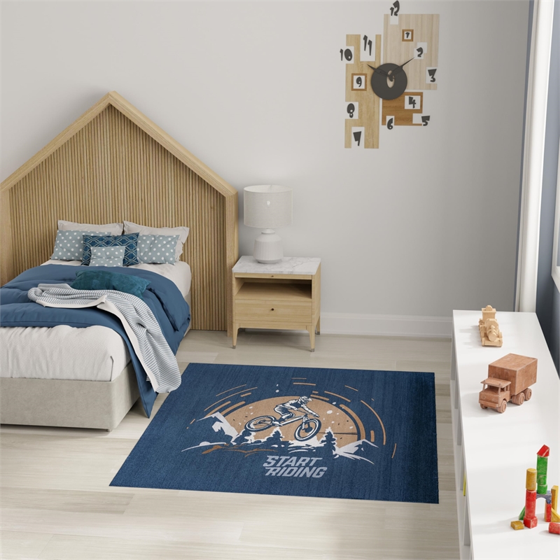 Nourison Home Imagination 7' x 9' Blue   Area Rug
