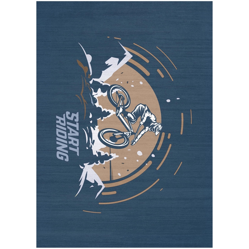 nourison home imagination 7' x 9' blue   area rug