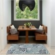 Nourison Home Garden Oasis 2' x 4' Blue   Area Rug