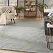 Nourison Home Wool Haven 8' x 10' Blue   Area Rug
