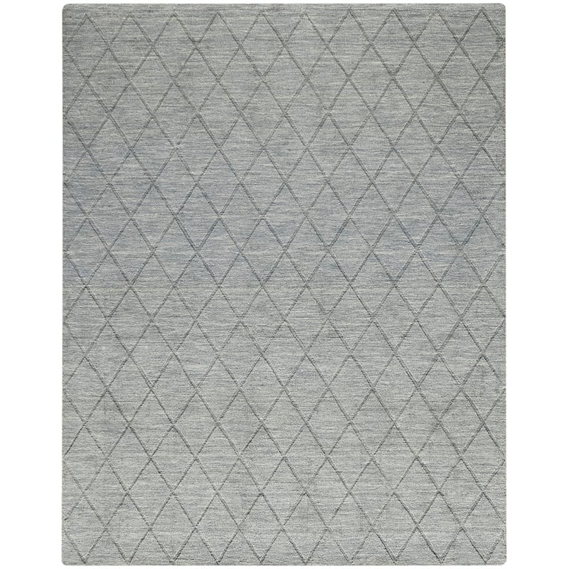 Nourison Home Wool Haven 8' x 10' Blue   Area Rug