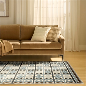 Nourison Home Nordic 5' x 7' Blue   Area Rug